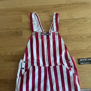 NWT: Collegiate overalls, GAME BIBS, Indiana University, University of Wisconsin
